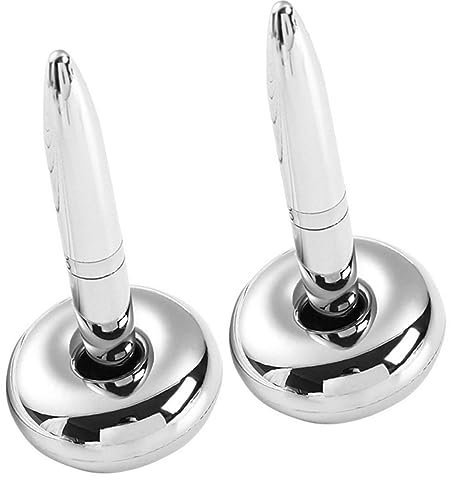 Angoily 2stücke Magnetische Schwebende Kugelschreiber Aus Metall Und Kunststoff Für Büro Und Alltag Stilvolles Design Praktisches Für Männer Und Frauen Rutschfest Und