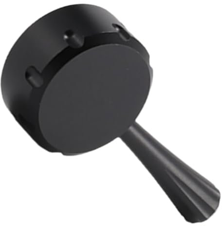 Warmhm Ersatz-dampfhebel Espressomaschine Dampf Umgehen Handhaben Drücken Kaffeemaschine Kaffeevollautomat Espressokocher Kaffeepadmaschine Kaffeekapselmaschine Aluminiumlegierung Black