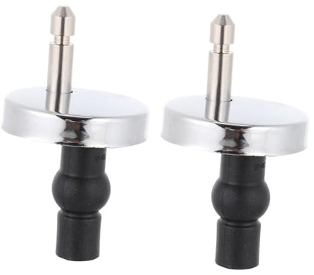 Lurrose Bisagra Para Asiento De Inodoro De Aleación Repuestos Tapa De Wc Bisagras Kit De Fijación Para Asiento De Inodoro Para Tapa De Wc
