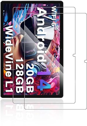 yystao 2 protectores de pantalla para tablet DEERTiME E15 de 10 pulgadas, vidrio templado 9H, compatible con DEERTiME Tablet E15, resistente a arañazos, sensible al tacto, alta definición transparente