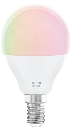 EGLO connect.z Smart-Home LED Leuchtmittel E14, P45, Matter, ZigBee | App und Sprachsteuerung Alexa, dimmbar, RGB, warmweiß-kaltweiß, 530 Lumen, 4,9 Watt, Glühbirne