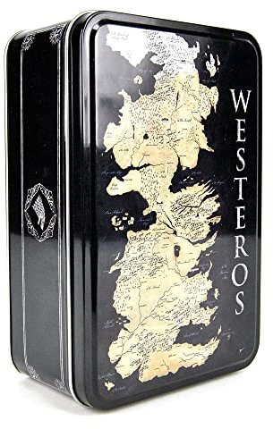 Game of Thrones Westeros Map Blechdose, Mehrfarbig, 22,6 x 13,2 x 7,8