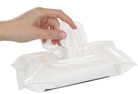 Palucart® 240 Salviette igienizzanti e detergenti per mani e superfici con Alcol senza risciacquo, salviettine umidificate per lavoro, scuola, viaggi, Made in Italy, 12 CF x 20 Pezzi