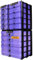 WestonBoxes Drawer Stak Storage Units, 3 Stackable units A4, A5 & DL Crafting Storage Solution including boxes (Purple)