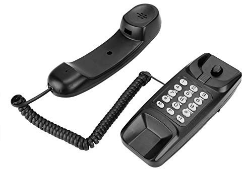 Téléphone Filaire RJ45, téléphone Filaire de Bureau/Mural Fixe avec Fonction Flash/Appel muet/Recomposition du dernier numéro, alimenté par Ligne téléphonique, pour la Maison/Le Bureau/l'hôtel