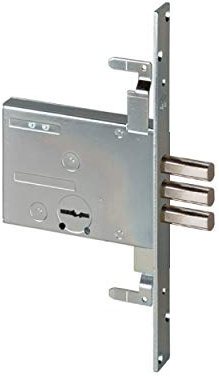 Art. 57035620 SERRATURA DOPPIA MAPPA per fasce - triplice catenaccio 3 pistoni in dotazione: borchia interna 06124020 Confezione industriale - E - 60