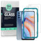 Ibywind Vetro Temperato per Oppo Reno 4 5G [Confezione da 2] con Skin in Stile Fibra di Carbonio per Il Retro,Include Kit di Installazione Facilitata