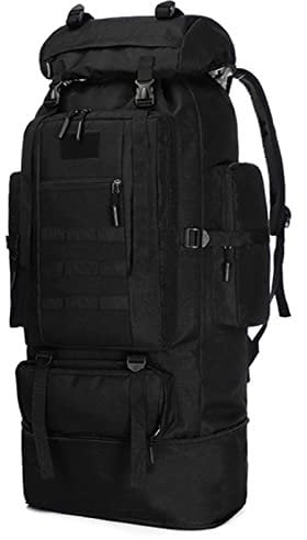 Kabxhueo Trekkingrucksack Herren 100L Outdoor Rucksack Wanderrucksack Militär Armee Rucksack Wasserdicht Survival Rucksack Reiserucksack Molle Tactical Backpack fur Camping Trekking Wander