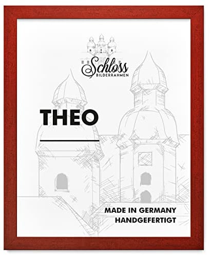 Schloss BILDERRAHMEN Theo 75x100 cm, Dekor Bordeaux