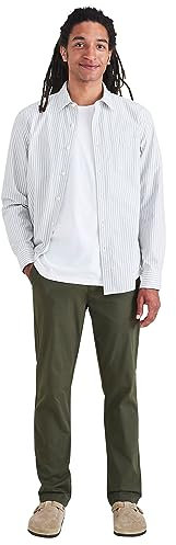 DOCKERS Smart 360 Flex Chino Slim Pantalons, Olive, 31W / 34L Homme