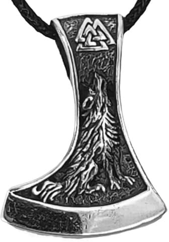 Kiss of Leather Axt Anhänger aus 925 Sterling Silber, Si.428