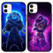 [2 Pack] Hülle für Apple iPhone 12 Mini 5,4 Zoll, Silikon Weich TPU Case Handyhülle für Hülle Motiv Schutzhülle für iPhone 12 Mini, 02