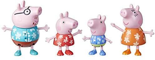 Peppa Pig Hasbro - Packung mit 4 Figuren der Familie 4 Mod. Sdos, sortierte Modelle (F8082)