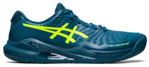 ASICS Challenger 14 Mann Tennisschuhe Blau Gelb