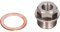 Fafeicy M18x1.5 Adaptador de Sensor, 1/8 NPT Sensor de Temperatura del Agua de Escape NPT Temperatura del Refrigerante, Grifos de Lavabo de Baño sin Contacto con junta