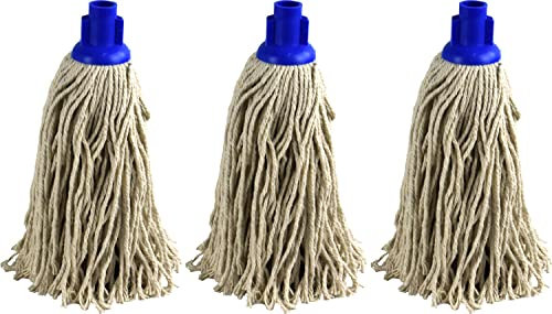 100% Cotton Mop Heads Replacement Plastic Socket PY16 (3)