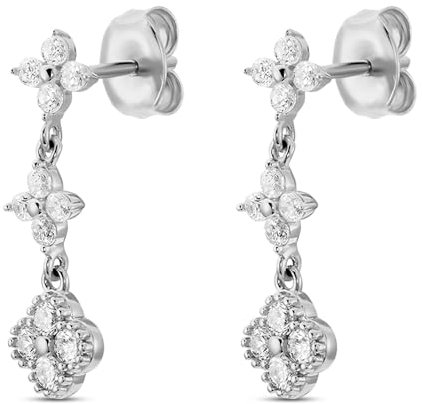 Boucles d'oreilles Agatha Beloved argent