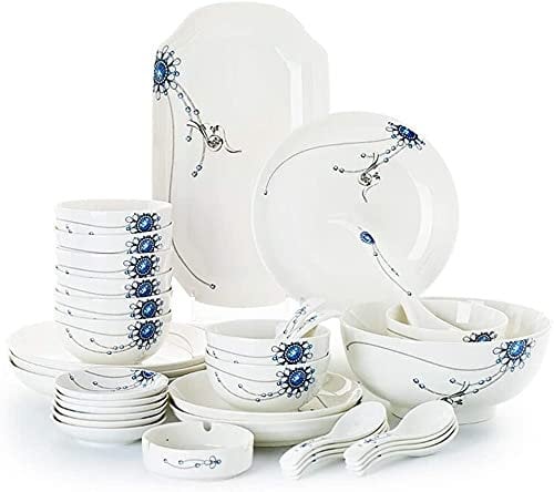 Servizio Piatti da Pranzo Servizio Piatti in Porcellana 36 Pezzi - Servizio Piatti e Ciotole Servizio Piatti in Ceramica Servizio per 6/8/10