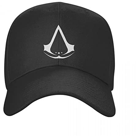 VELUNE Baseballkappen Punk Assassinen Baseballkappe Frauen Männer Verstellbar Wikinger Walhalla Glaubensbekenntnis Spiel Geschenk Papa Hut Outdoor Snapback Hüte Sommer Mützen Geschenk