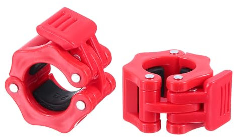 QUARKZMAN Hantelverschlüsse, 28mm Schnellverschluss Hantelstangen Gewichtsklemmen Kragen Sicherheitsverschlüsse für Gewichtheben Fitness Training, 2 Sets