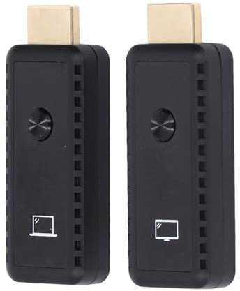 Kabelloser HDMI Sender und -Empfänger, 100 Fuß Kabelloser HDMI USB betriebener Extender, 5G Kabelloses Audio Video Extender Kit für TV Projektor