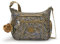 Kipling Gabbie S, Kleine Umhängetasche, 16.5 x 80 x 38 cm, Undersea Leaves (GRÜN)