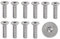 Vis INOX M5x25 mm tête fraisée BTR Ø 5x25 mm | Vis M5 x 25mm FHC à 6 pans creux (clé allen) | Acier Inoxydable A2-70 (V2A/304) | ISO 10642 / DIN 7991 : LOT DE 5 Pcs - ProRaje