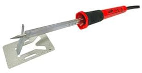 Soldador eléctrico 60W 230V, ligero y portátil, ideal para reparaciones electrónicas y manualidades en hobby.
