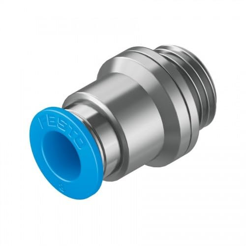 10 Stück FESTO QS-G1/4-8-I (186110) Steckverschraubung Druckluft Pneumatik Verbinder