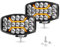 CO LIGHT 2PC 10 Zoll LED Fernscheinwerfer 12/24v,150W 180° Justierbar Arbeitsscheinwerfer IP69 Wasserdicht ECE weiß Amber Zusatzscheinwerfer Auto für LKW, Traktor,4x4, ATV, Boot