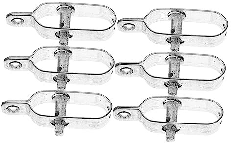 BESPORTBLE 6 Stück Elektrozaun Zaunspanner Kabel Ratsche Kreativer Drahtseilspanner Drahtwerkzeug Gürtel Torgriffe Zaundrahtspanner Stahldrahtspanner Garrottendraht Drahtzieher Gitter Gießen