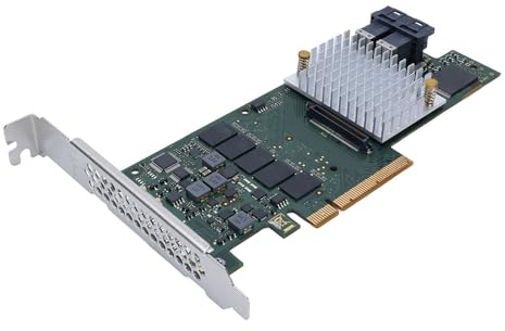 12GBS RAID -Controller -Karte, PCIe -Expansionskarte mit 2 GB DDR3 -Cache -Speicher, Unterstützung für 240 HDD- und SSD -Laufwerke