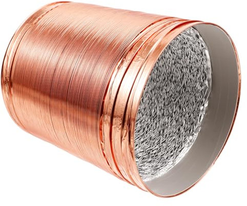 ERINGOGO Auspuffrohr der Nebelmaschine Leitung Trocknerkanal Luftschlauch Trockner-Entlüftungsschlauch heizungsrohr heizungsentlüfter abgasrohre Heizofen aus Metall Ofenabzug Aluminiumfolie