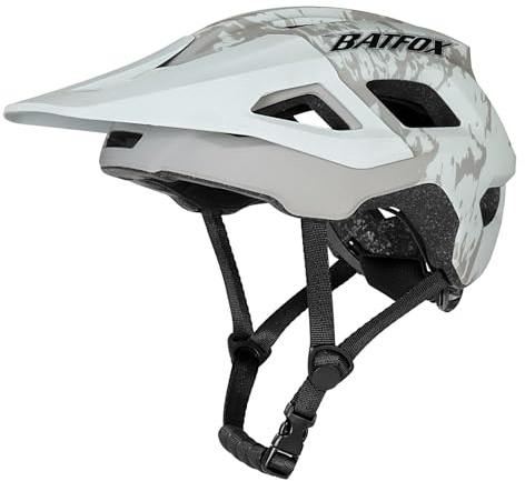 Mountainbike-Helm für Damen und Herren, MTB Fahrradhelm E-Bike Helm für Erwachsene, Größe (52-60 cm) (Khaki-Tarnfarbe, M(52-56CM))
