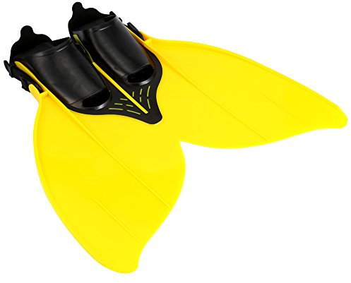 GOTOTOP Mermaid Meerjungfrau Flossen Schwimmen Meerjungfrau Schwanz Pool Strand Sport wasserdicht Surf Ausbildung Training von Schwimmen para Kinder und Jugendliche, Größe 34 40, blau