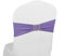 Elastic Stretch Spandex Chair Covers Sashes Bands With Buckle Bows For Wedding Home Party Suppliers Decorations (Light Purple, 50PCS)