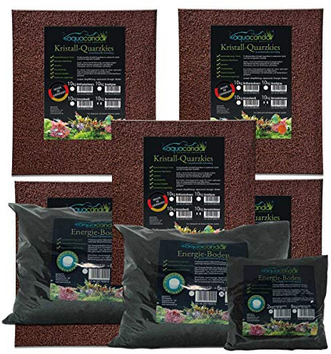aquacando Aquarium-Bodengrund Set | kompatibel zu Juwel Rio 450 Farbe Bernsteinbraun
