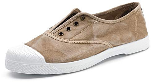 Natural World Eco Mujer | 102E Old Lavanda | Zapatillas Verano | Hecho en España (Marron, 37)