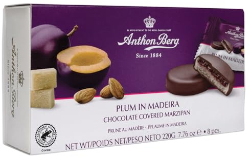 Anthon Berg Marzipanpralinen Pflaume in Madeira 220 g