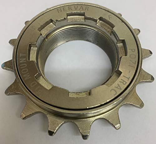 Nervar Heavy Duty 16t 1/8 Freewheel Roue Libre Robuste Mixte, Argenté, Taille Unique