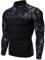 Herren Taktisches Langarmshirt Militär Stil Combat Shirt mit Taschen Airsoft Top Outdoor Kleidung für Jagd Camping WandernSchwarz Camo Python3XL