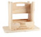Herz & Heim® Hocker aus Holz und Bierträger - Männer-Geschenk zum Geburtstag mit Namen und Alter graviert Männerhandtasche