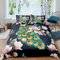 RFFLUX 3D Pfau Blumen Kunst Bettwäsche Set 135x200 cm 2teilig mit Reißverschluss Weiche und Angenehme Schlafkomfort Microfaser Bettbezug Kinderbettwäsche mit Kissenbezug 80x80 cm