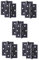 Golden Grace Ball Bearing Hinges in Matt Black Finish, Timber Door Hinge - 5 Pairs - 75mm 3