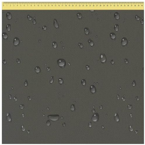 DreamRoots Tela impermeable por metros 600D 220g/m - Tela para tapizar sillas, cojines, sofas - Lona impermeable exterior 160 cm ancho Grey 1M