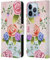 Head Case Designs Rosa Fiori Organici Custodia Cover in Pelle a Portagoglio Compatibile con Apple iPhone 13 PRO