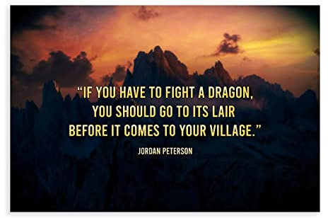 MOIT Jordan Peterson Zitat 10 Leinwand-Poster, Schlafzimmer, Dekoration, Sport, Landschaft, Büro, Raumdekoration, Geschenk, ohne Rahmen, 30 x 45 cm