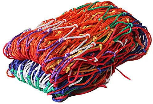 HAPPLiGNLY Kletterseil Spielplatzzubehör for Kinder, extra Starkes Gartenschutznetz, Spielplatz-Sicherheitsnetz im Freien, Deckendekoration, Frachtnetz, Seilnetz (Size : 2x4M(7X13FT))