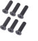 PETSTIBLE Befestigungsschraube M5/M6, 22 mm, Linksgewinde für UNF-Bohrfutterschaft-Adapter, 6 Stück