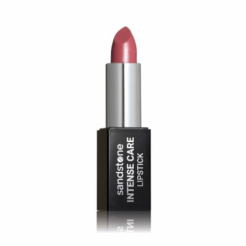 Sandstone Scandinavia - Intense Care Lipstick, Hypoallergen, Hochpigmentierter, Langlebig, Feuchtigkeitsspendende und pflegende Formel, Vegan, ohne duft oder Geschmack (44 Summer Rose, 3,5 g)